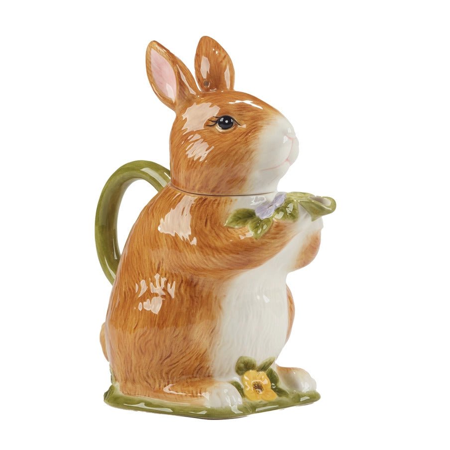 Easter Meadow 3 - D Bunny Teapot 32 oz. - Anara Lifestyle