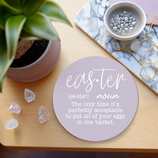 Easter & Spring Ceramic Coasters – Matte Finish Seasonal Collection (4