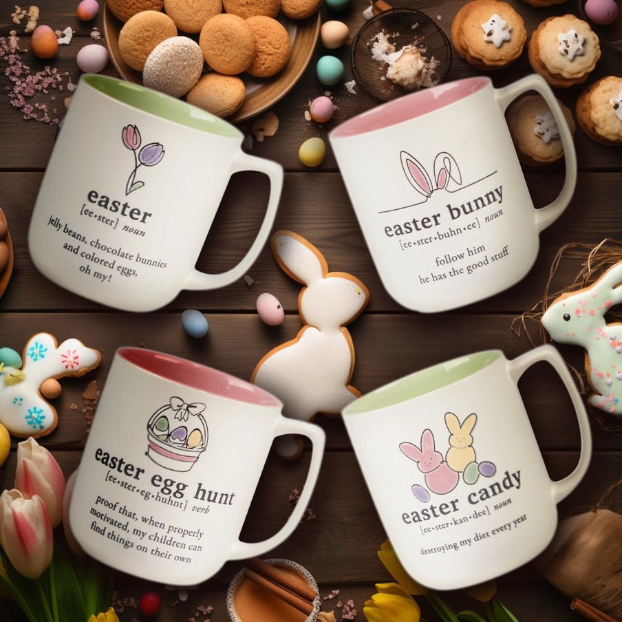 Easter Words Mugs 18 oz. - Anara Lifestyle