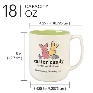 Easter Words Mugs 18 oz. - Anara Lifestyle
