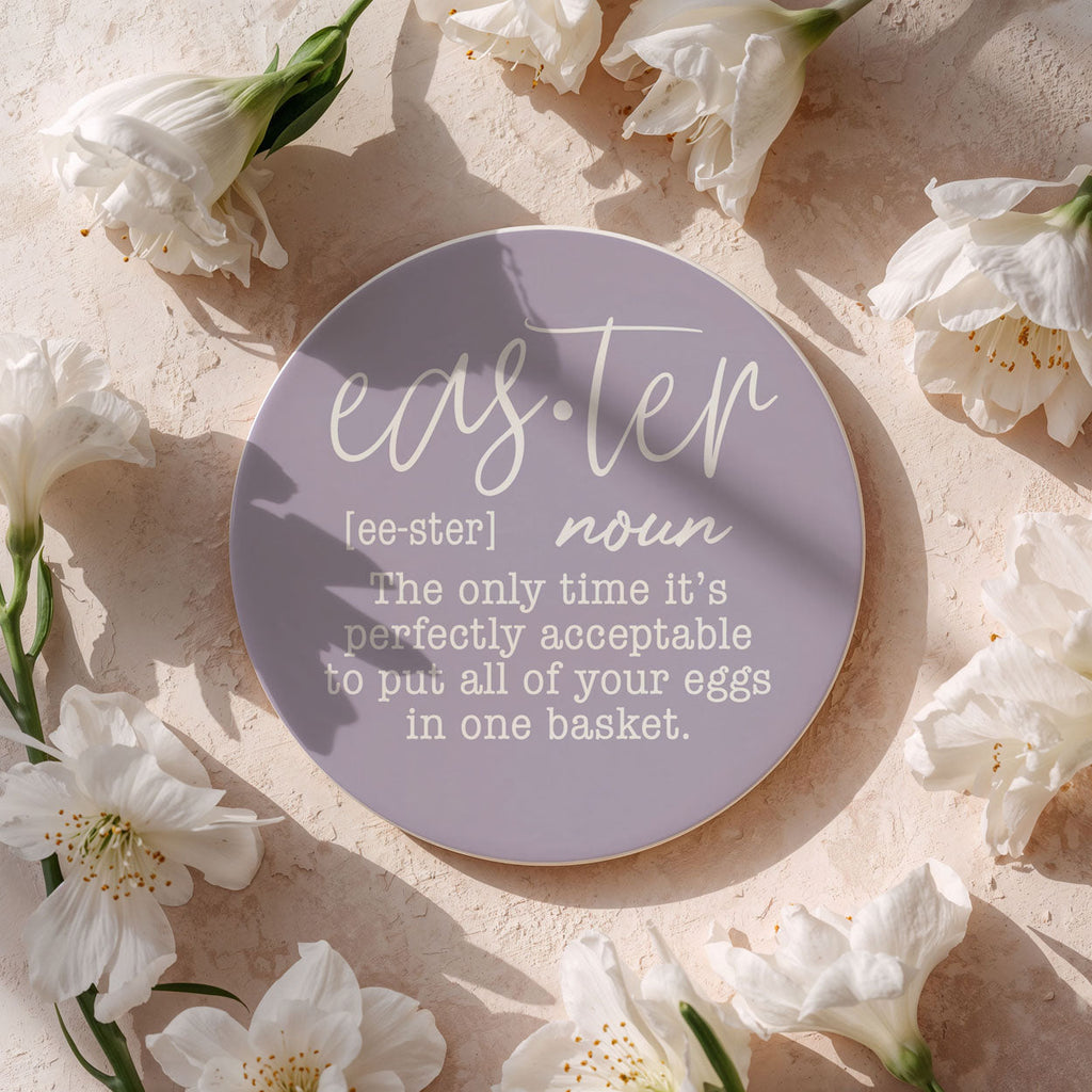 Easter & Spring Ceramic Coasters – Matte Finish Seasonal Collection (4