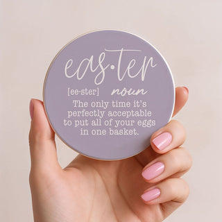 Easter & Spring Ceramic Coasters – Matte Finish Seasonal Collection (4