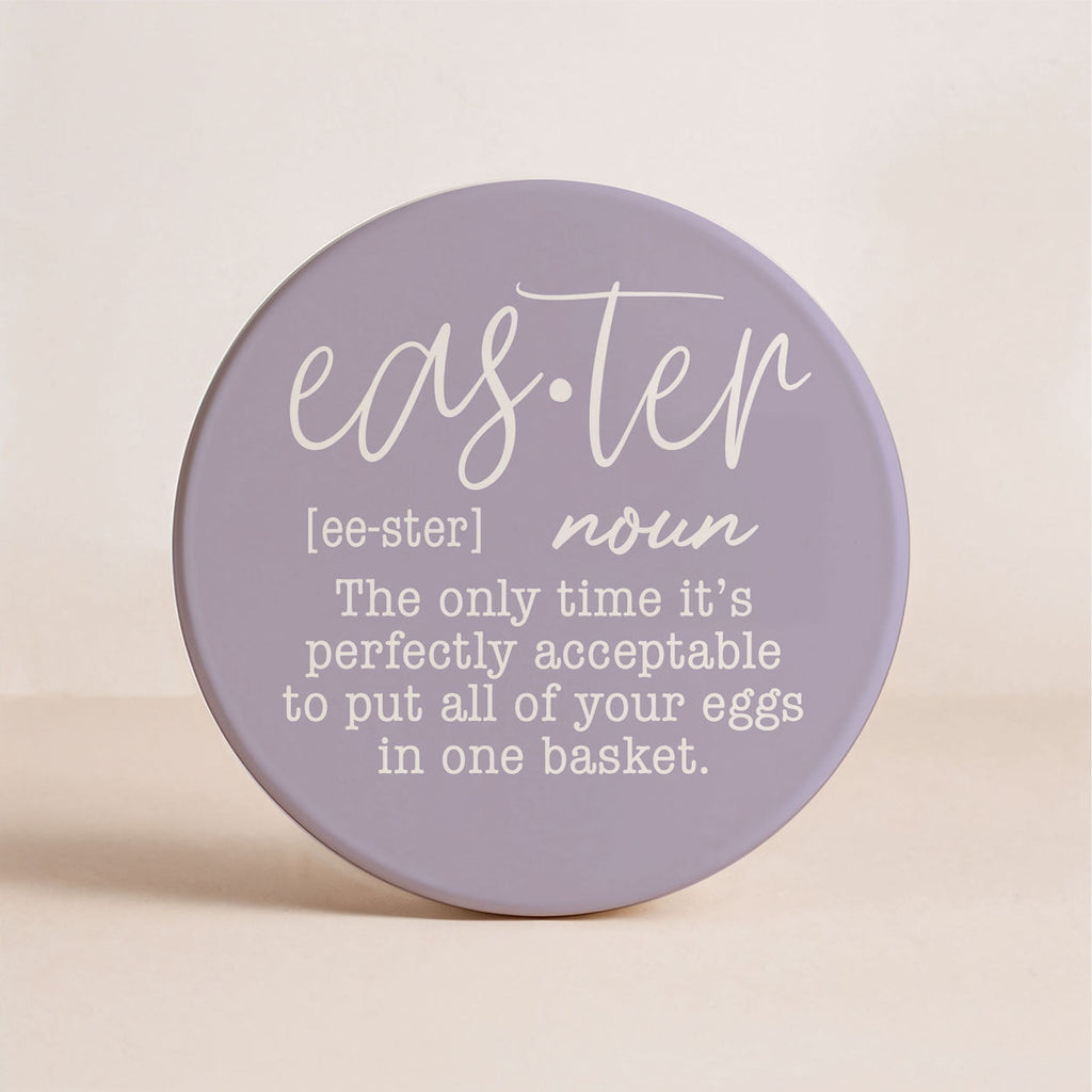 Easter & Spring Ceramic Coasters – Matte Finish Seasonal Collection (4