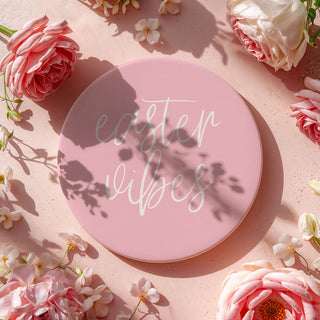 Easter & Spring Ceramic Coasters – Matte Finish Seasonal Collection (4