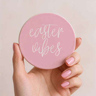 Easter & Spring Ceramic Coasters – Matte Finish Seasonal Collection (4