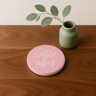 Easter & Spring Ceramic Coasters – Matte Finish Seasonal Collection (4