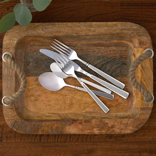 Oneida Easton Satin 20-Piece Flatware Set, 18/10 stainless steel (view 2)