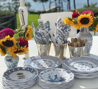 Trellis & Topiary Melamine Dinnerware Collection
