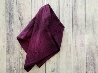 Elegant Crinkle Cotton Dinner Napkins – 4-Piece Soft Textured Set