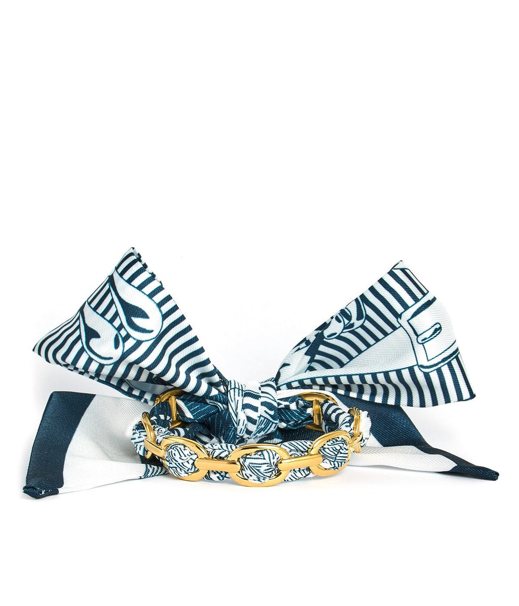 Emma Gold Chain Scarf Cuff