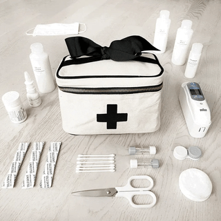 Meds and First Aid Storage Box – Cream