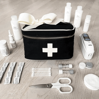 Meds and First Aid Storage Box – Black