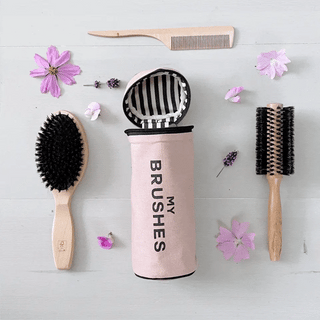 Brushes, Cylinder Case – Pink/Blush