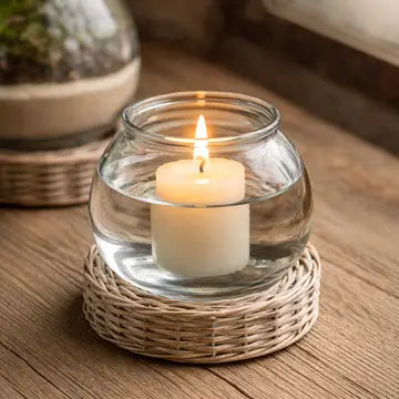 Glass Terrarium and Aquatic Display Jar Set of 2
