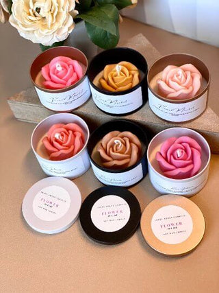 Flower in a Jar Candle – Handcrafted Soy Wax Scented Candle Gift