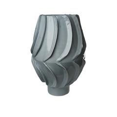 Light Blue Footed Vase & Cachepot – Handmade Italian Milano Collection Ceramics