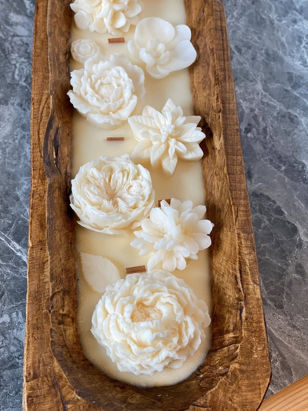 Four Seasons Garden• Luxurious Scented Dough Bowl Candle 26 - Anara Lifestyle