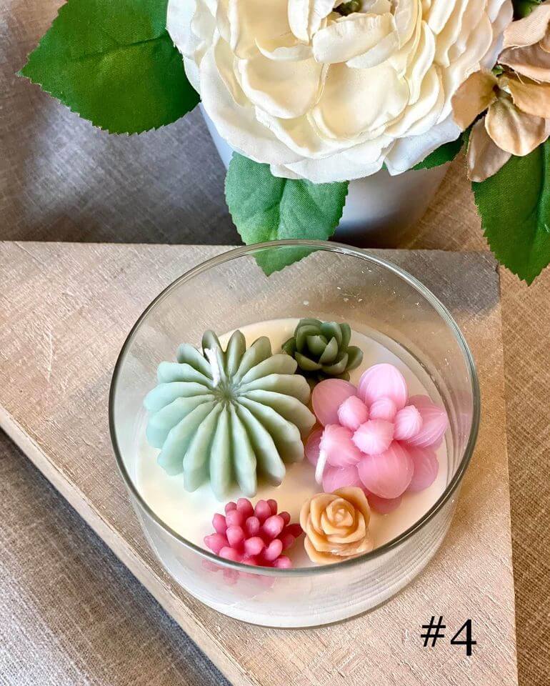 succulent terrarium candle Garden Terrarium Candle