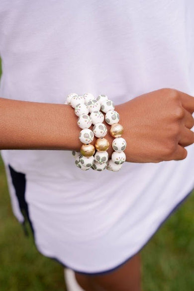 Georgia Tennis Beaded Bracelet