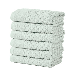 Grayson Cotton Diamond Waffle Weave Bath Towel Set