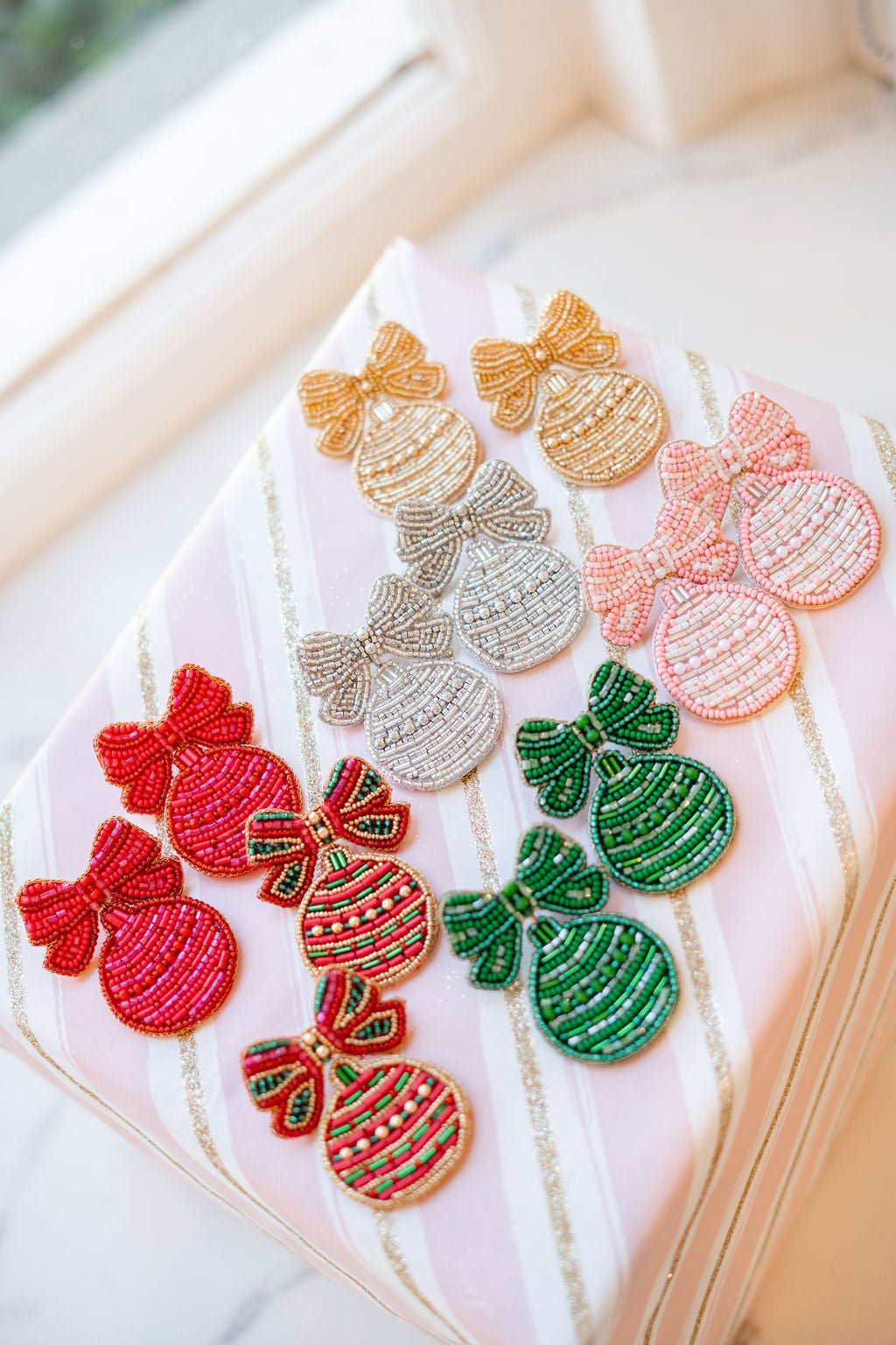Ginny Beaded Statement Earrings