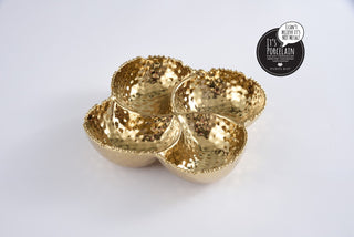 Gold Four Section Bowl - Anara Lifestyle