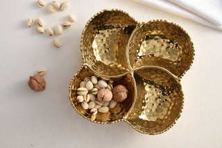 Gold Four Section Bowl - Anara Lifestyle