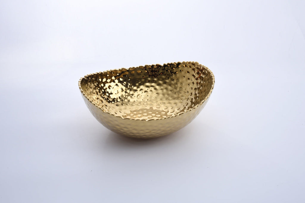 Gold Serving Bowl in Large or Medium - Anara Lifestyle