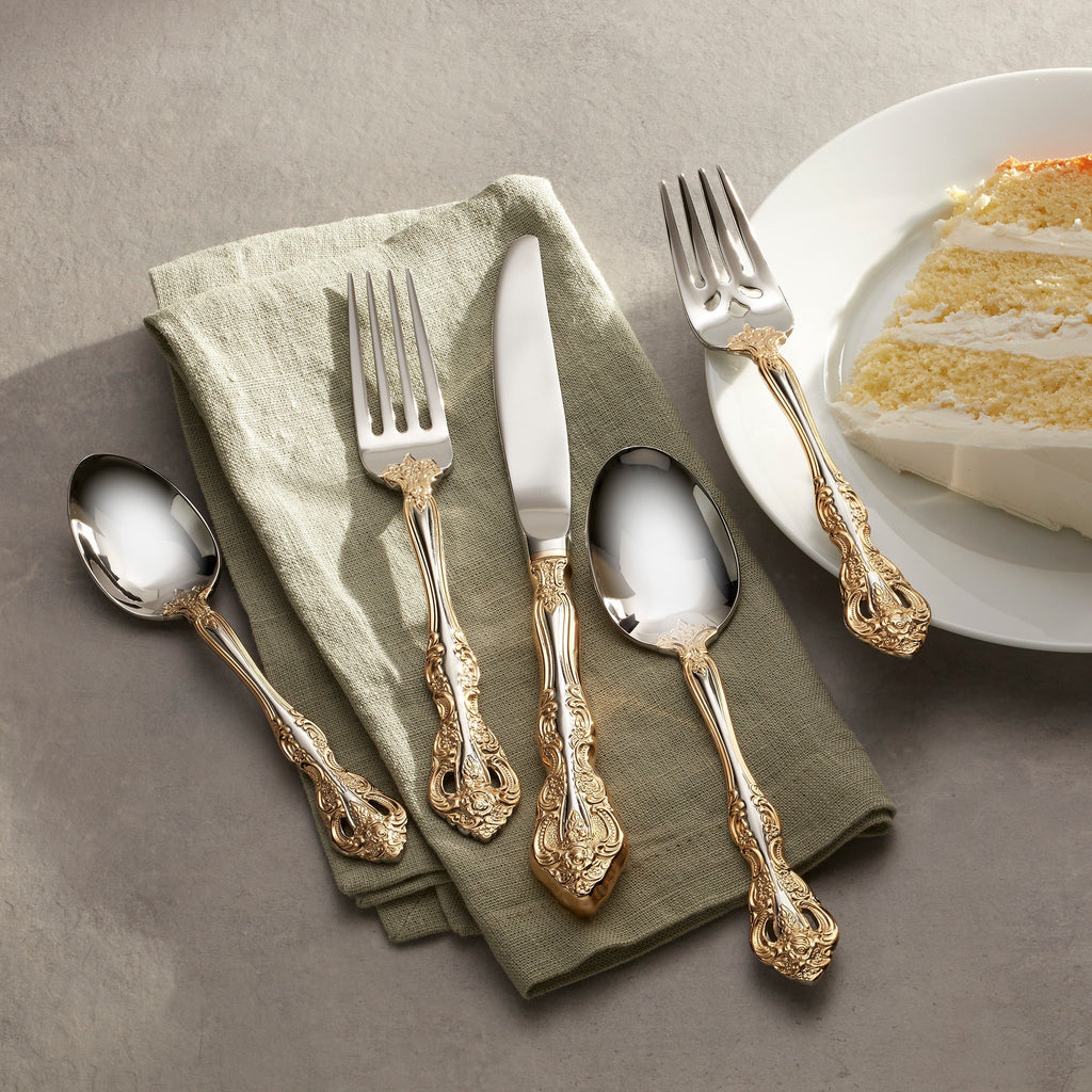 Oneida Golden Michelangelo 20-Piece Flatware Set, 18/10 stainless steel (view 5)