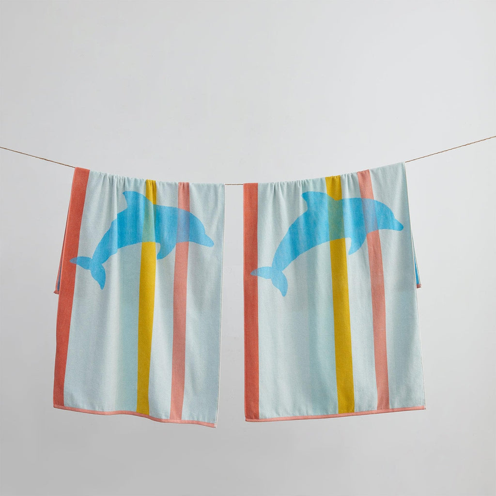 Elegant Vibrant Cotton Beach Towel Set – Boca Collection (2-Pack)