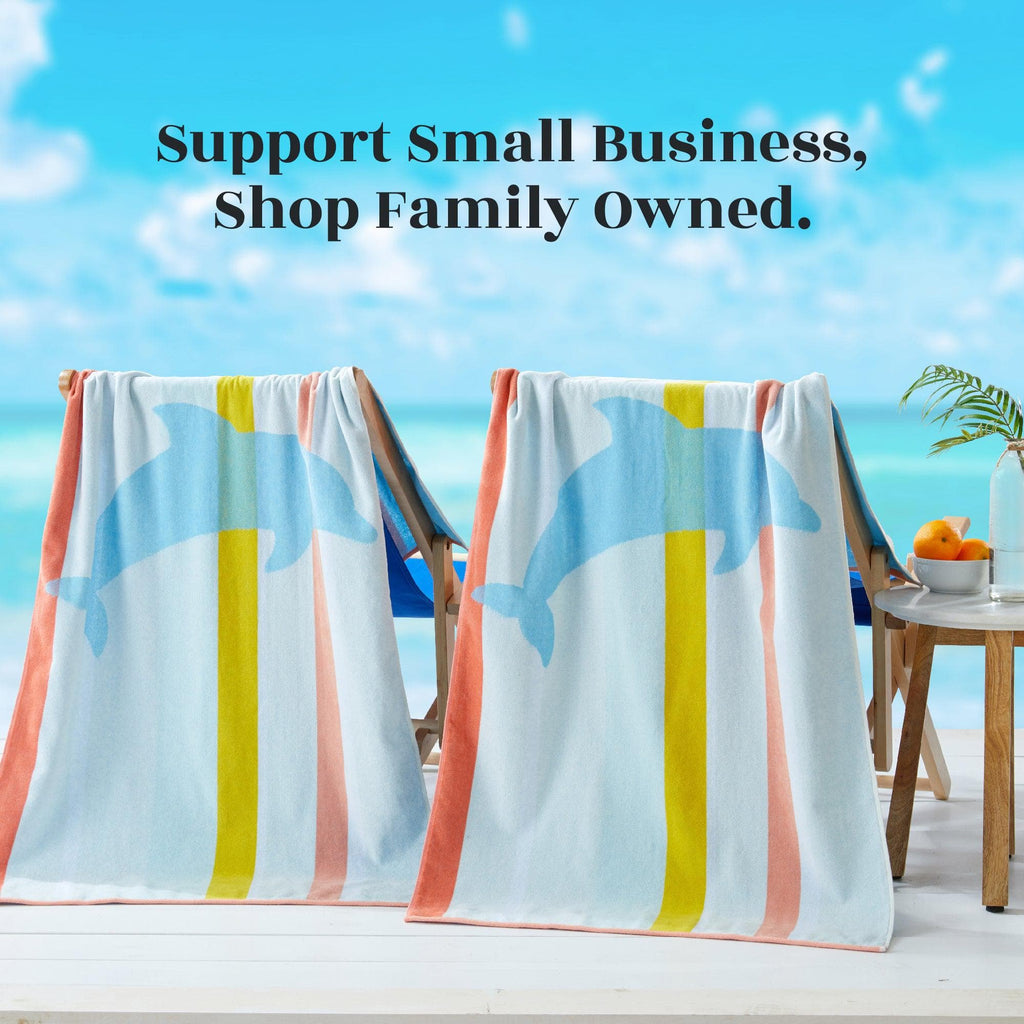 Elegant Vibrant Cotton Beach Towel Set – Boca Collection (2-Pack)