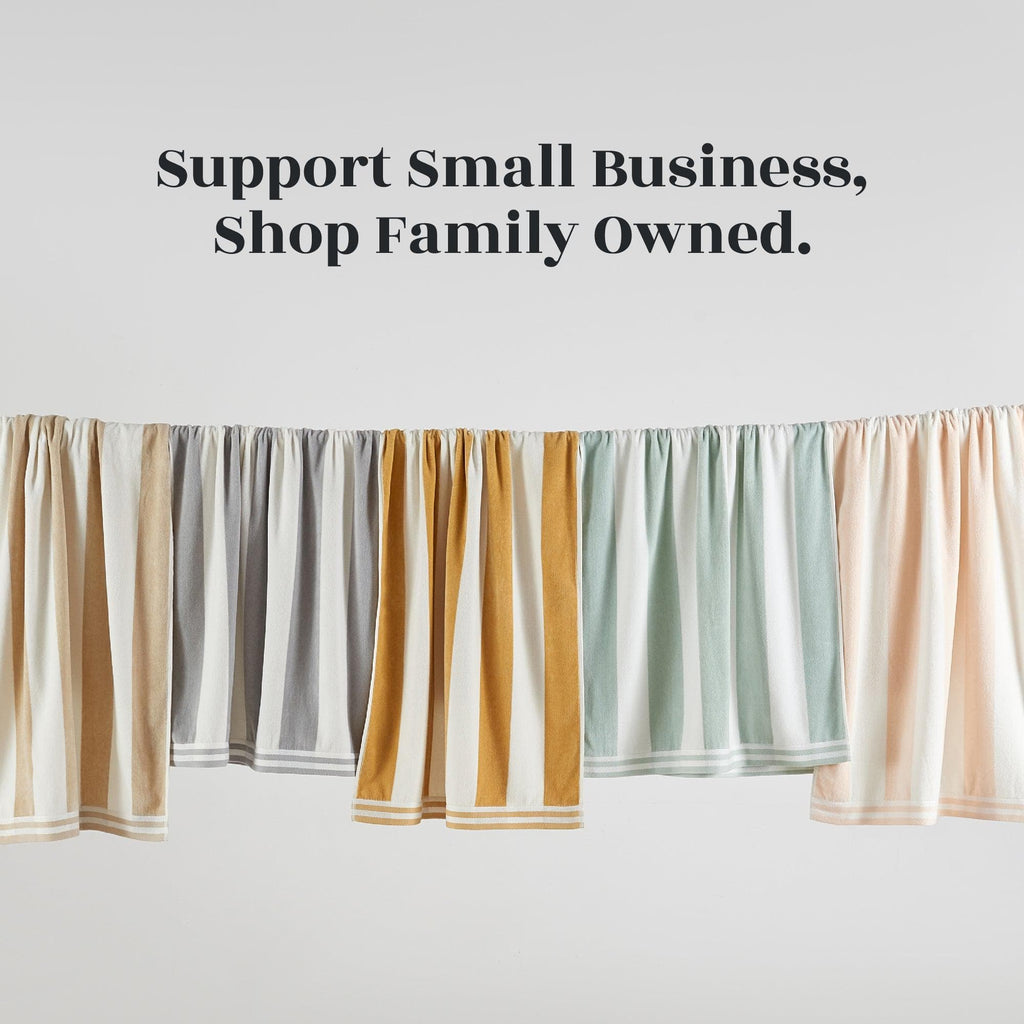 Elegant Striped Cabana Beach Towel Set – Edgartown Collection (4-Pack)