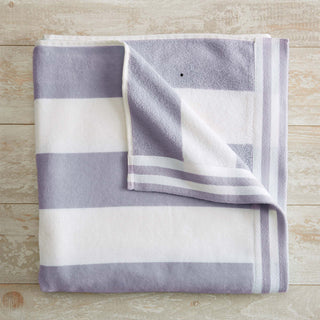 Elegant Oversized Striped Cabana Beach Towel – Edgartown Collection