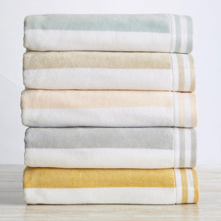 Elegant Oversized Striped Cabana Beach Towel – Edgartown Collection