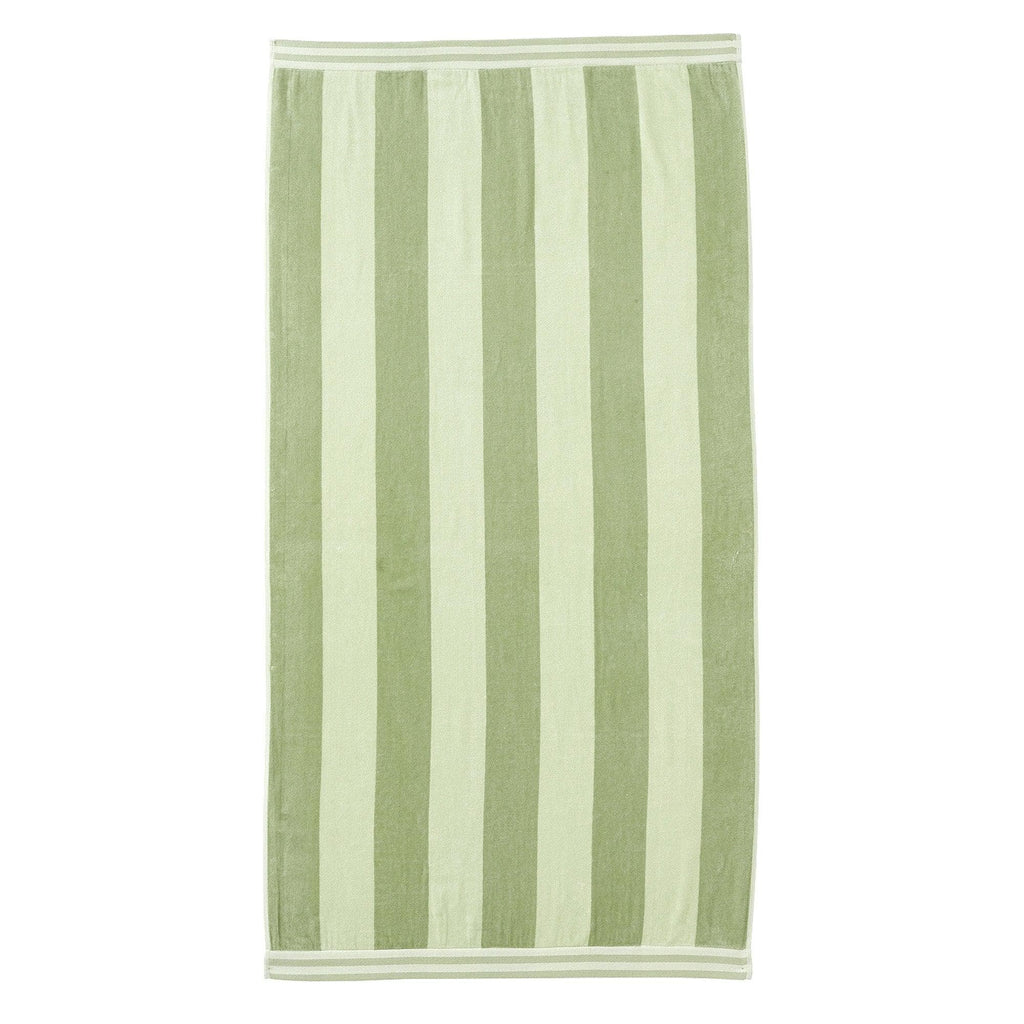 Elegant Oversized Striped Cabana Beach Towel – Edgartown Collection