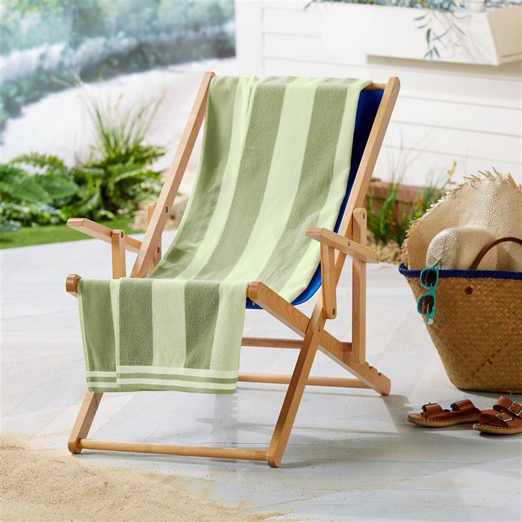 Elegant Oversized Striped Cabana Beach Towel – Edgartown Collection