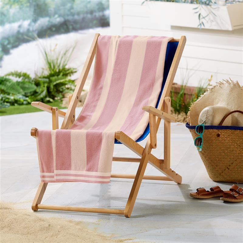 Elegant Oversized Striped Cabana Beach Towel – Edgartown Collection