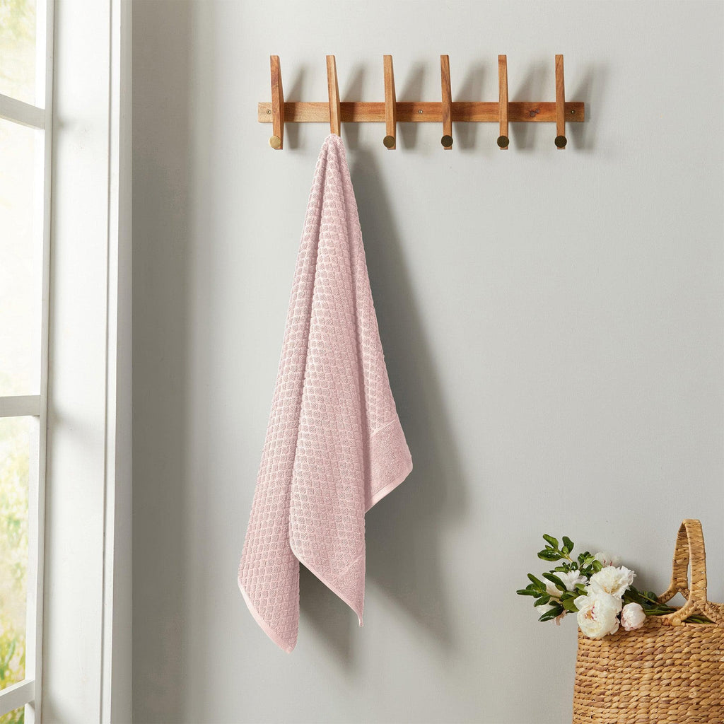 Grayson Cotton Diamond Waffle Weave Bath Towel Set