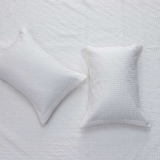 Elegant Herringbone Stitched Quilt Set – Louise Collection (3-Piece)
