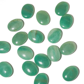 Green Aventurine Palm Stone | Abundance & Heart Chakra Crystal