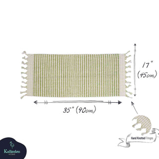 Pom Pom Hand Towel | Organic Turkish Cotton Plush Jacquard Towel