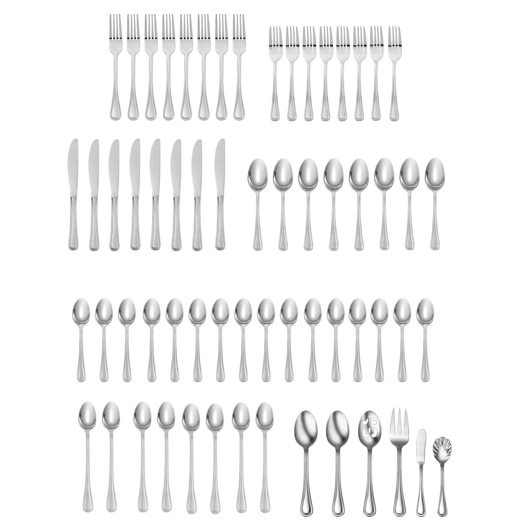 Oneida Tress 62-Piece Flatware Set, 18/0 stainless steel (view 2)