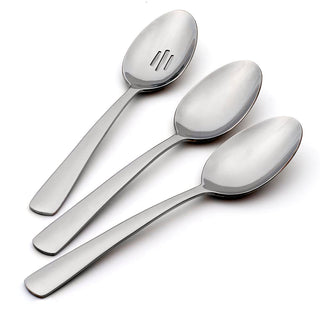 Oneida Aptitude Serving Spoons, Set of 3, 18/0 stainless steel