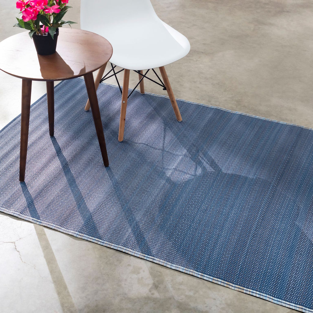 Cancun Striped Reversible Outdoor Patio Rug