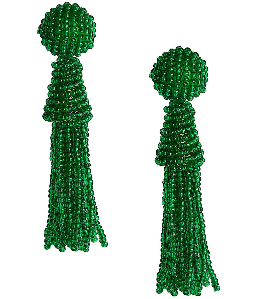 Hazel Statement Tassel Earrings
