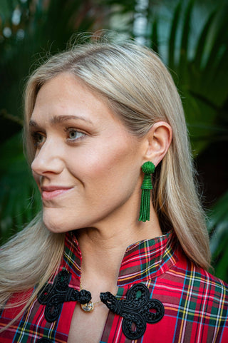 Hazel Statement Tassel Earrings