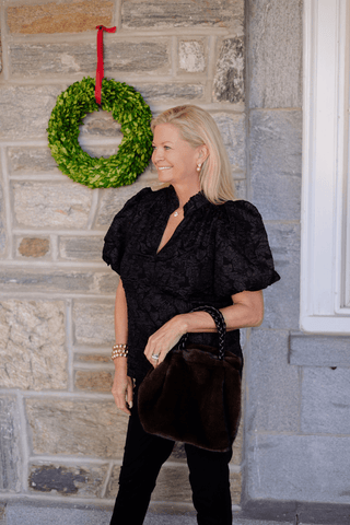 Heather Faux Fur Handbag