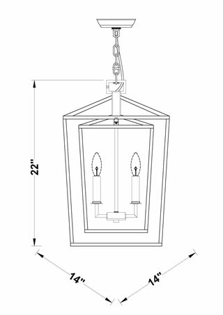 Hotevilla Gold Chain Ceiling Lighting – Elegant Modern Decorative Light Fixture