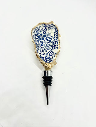 Gold Gilded Oyster Wine Stopper