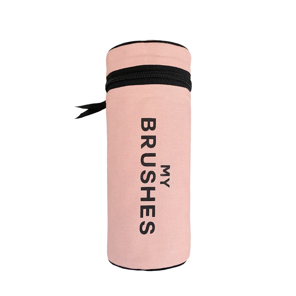 Brushes, Cylinder Case – Pink/Blush